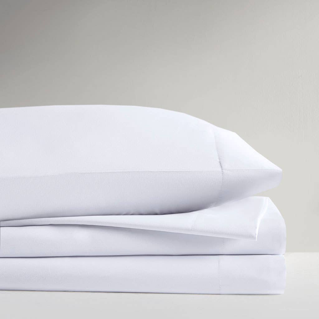 Olliix - Wholesale Sheet Set - Antimicrobial Wrinkle-Free Sheet Set, White1
