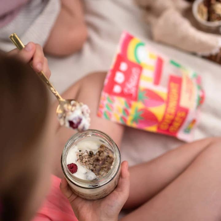 3Bears - Wholesale Oats - Overnight Oats Delicious Strawberry Vegan Breakfast 400g VE63