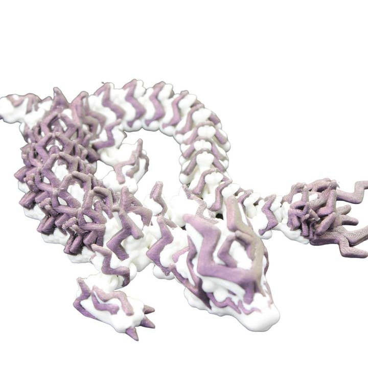 Acworth Alchemist - Wholesale Fidget Toy - Kids - Multicolor Storm Dragon Fidget Toy - 3D Printed Articulated Dragon