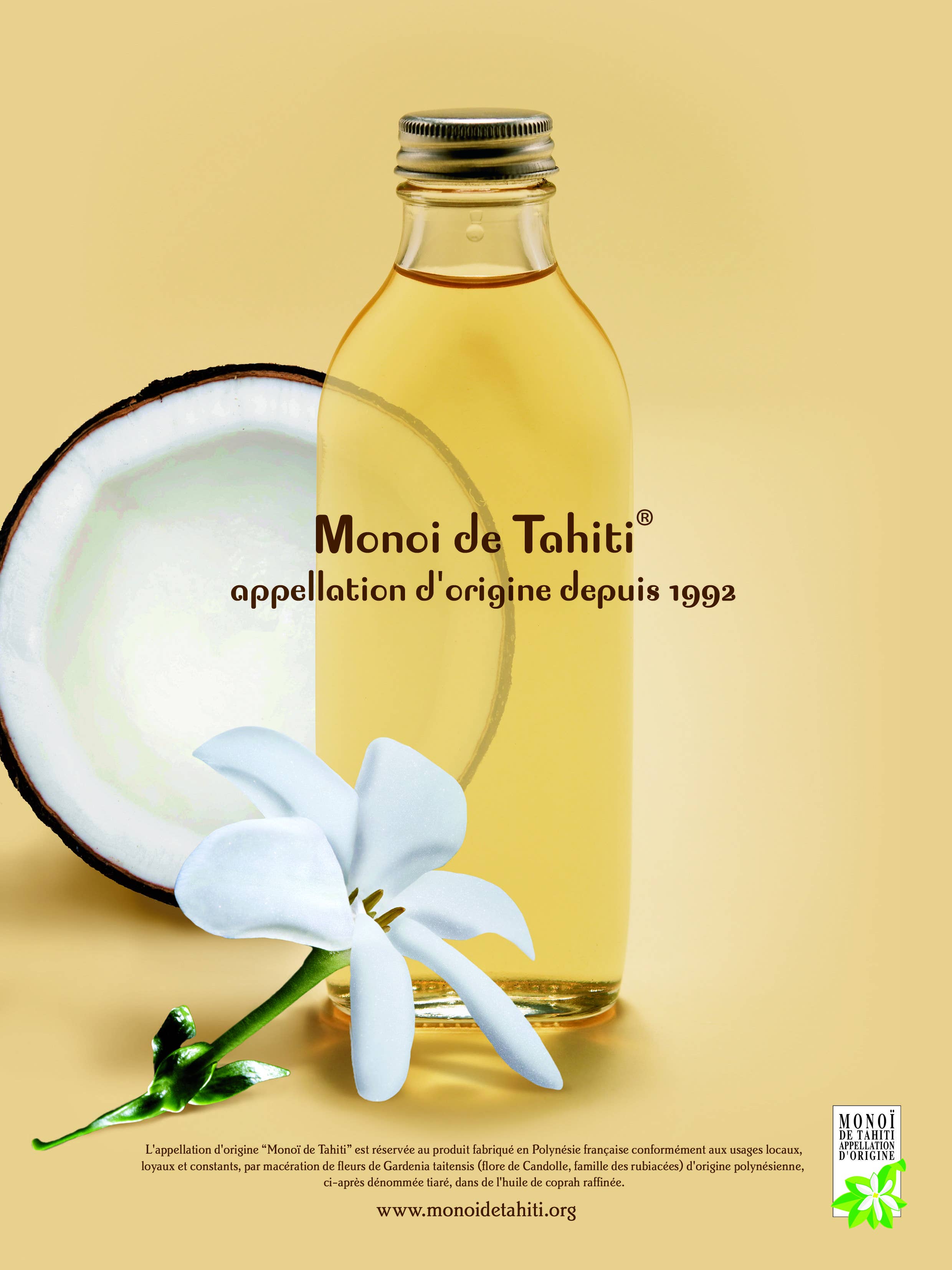 NATURADO EN PROVENCE – wholesale Bad- och kroppsolja – Monoï de Tahiti Tiaré Ursprungsbeteckning 150 ml3
