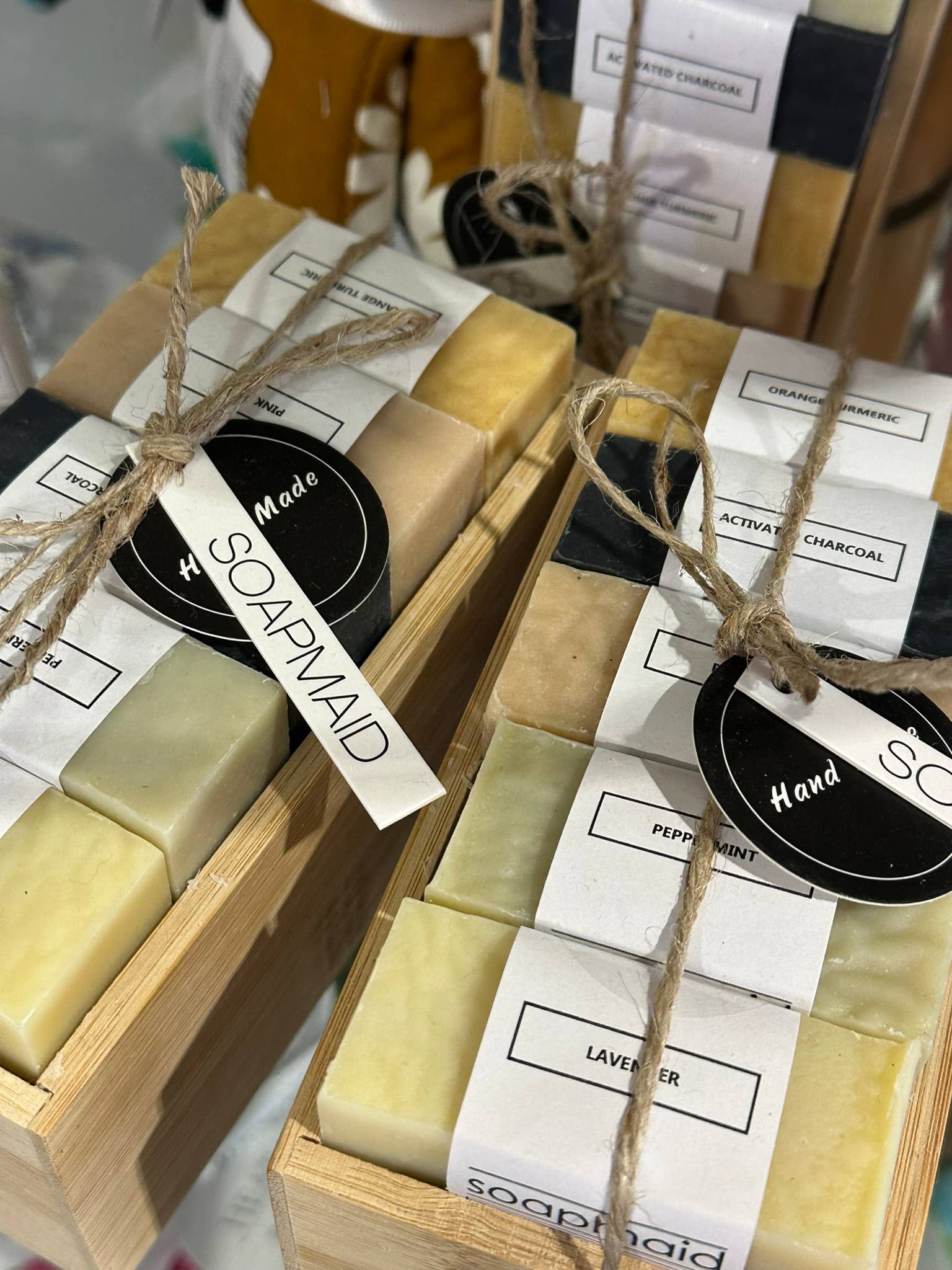 Soapmaid Australia - Wholesale Bar Soap - 5 Natural Soap Bamboo Box0