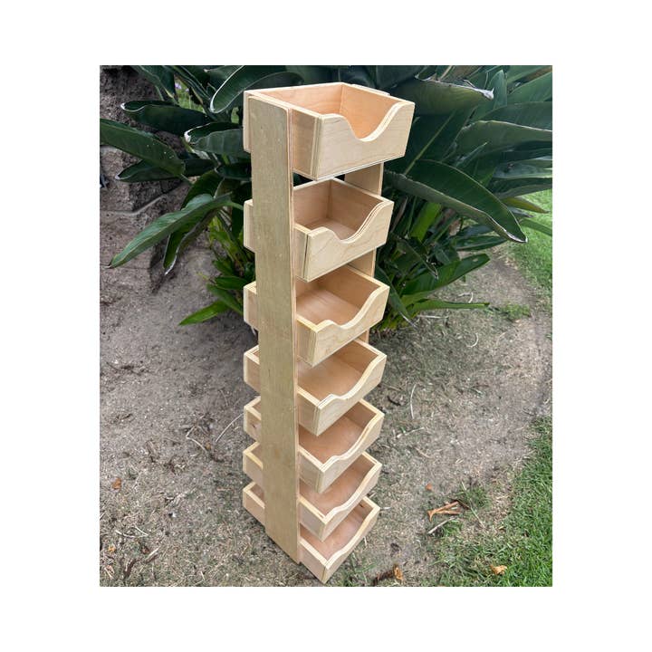 Earths Elements Wholesale - Wholesale Retailer Display - Home & Living - Display - Wooden, 7 Slot1