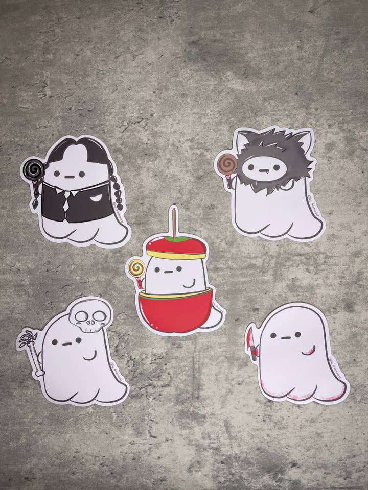 Spoopy Obake Series 2 - Klistermärken! (5 mönster) för wholesale av Dream World