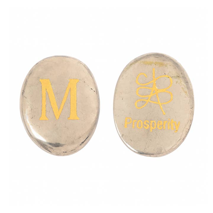 Monogramma Pirite Zibu Inciso Personalizzato Lettera (M) per la vendita all'ingrosso da parte di Serein Wellness