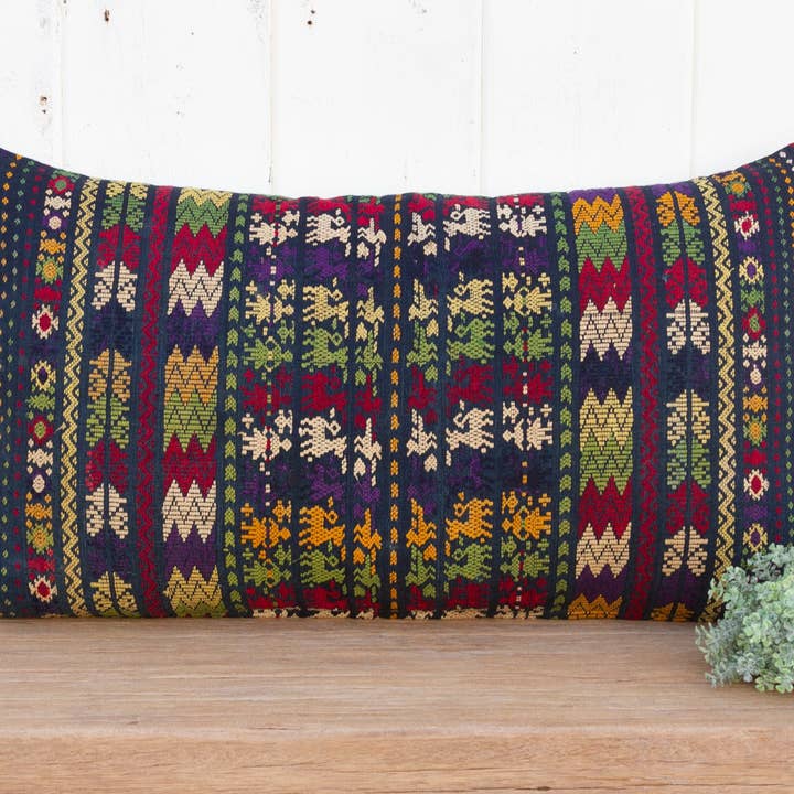 De-cor - Wholesale Throw/Decorative Pillow - Dayana Old Peruvian Frazada Pillow0