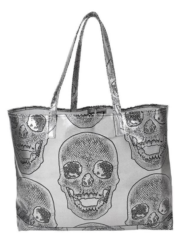 Weekender Crâne Argent pour la vente par Stacy Kessler Accessories