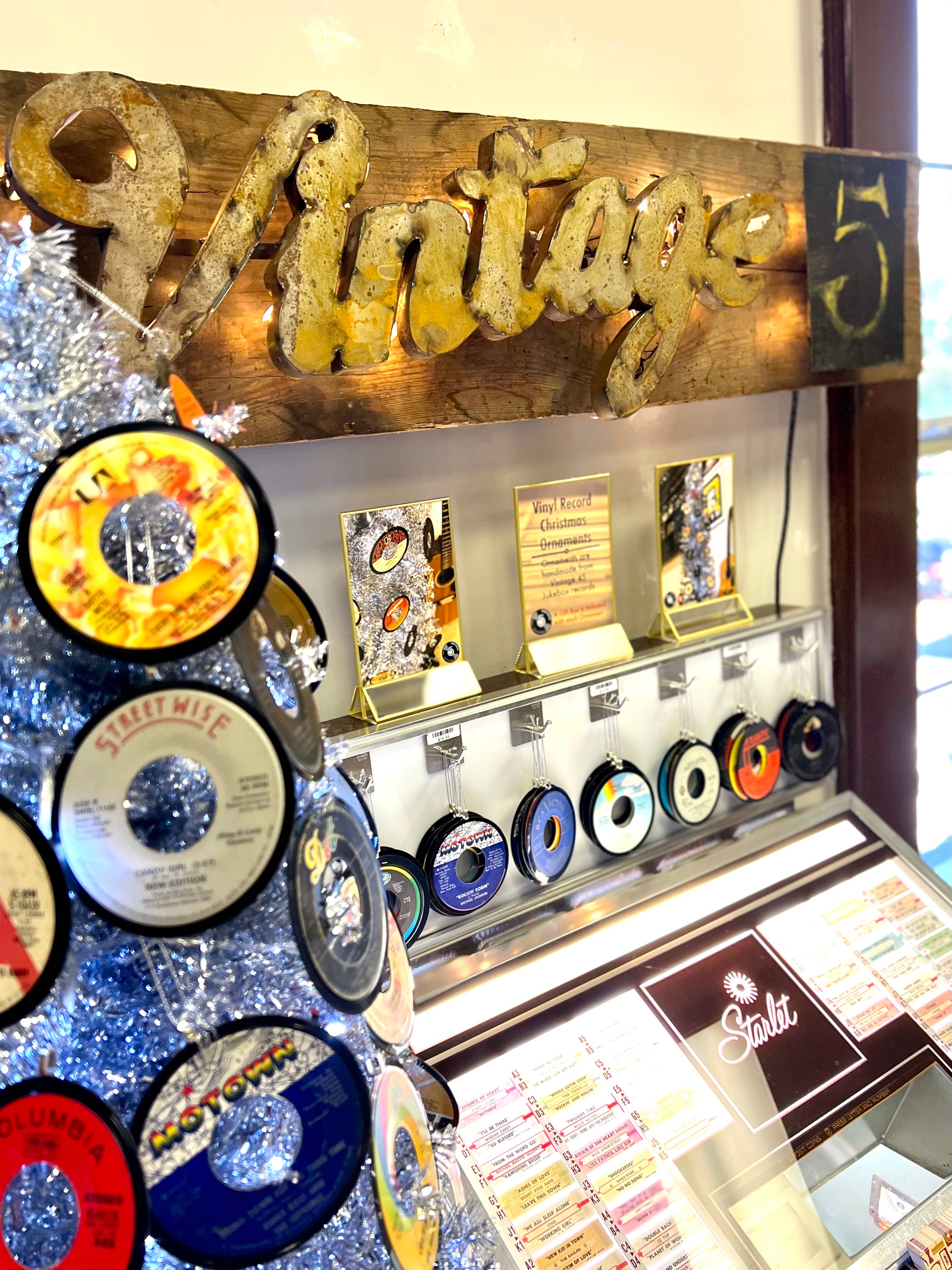 Vintage 5 - Vendita all'ingrosso Decorazione - Decorazioni natalizie per dischi in vinile - Genere musicale misto7