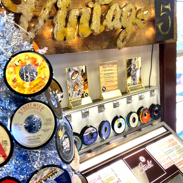 Vintage 5 - Vente Objets de décoration - Décorations de Noël pour disques vinyles - Rock/Pop - Lot 774