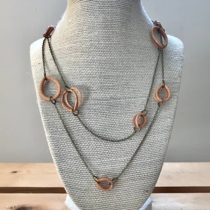 Sun Ah Blair Jewelry - Wholesale Link & Chain Necklace - Variable Long Link Necklace 0