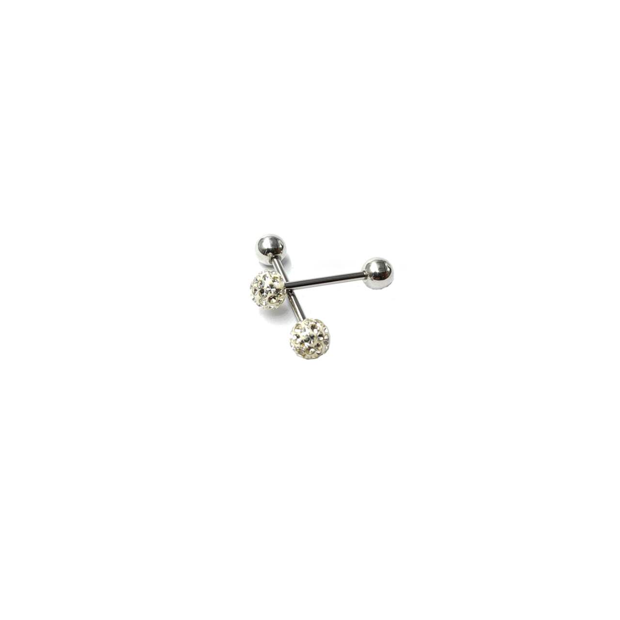 MYLENE ET FELIX – wholesale Tongue ring – Steel tongue piercing with resin around0