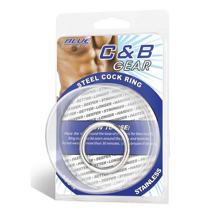 Lux Fetish Store - Wholesale Sex Toy - 2" Steel Cock Ring1