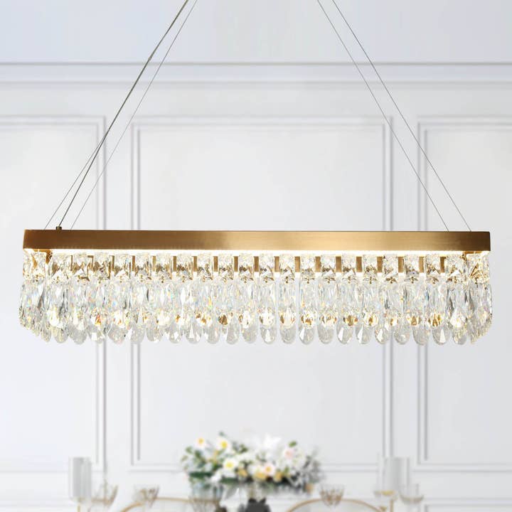 Musonce 1-Light LED Brass Island Light for wholesale by Belles Lighting