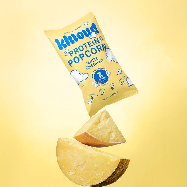 Khloud Foods - Wholesale Popcorn - White Cheddar Protein Popcorn, 12pk Case4