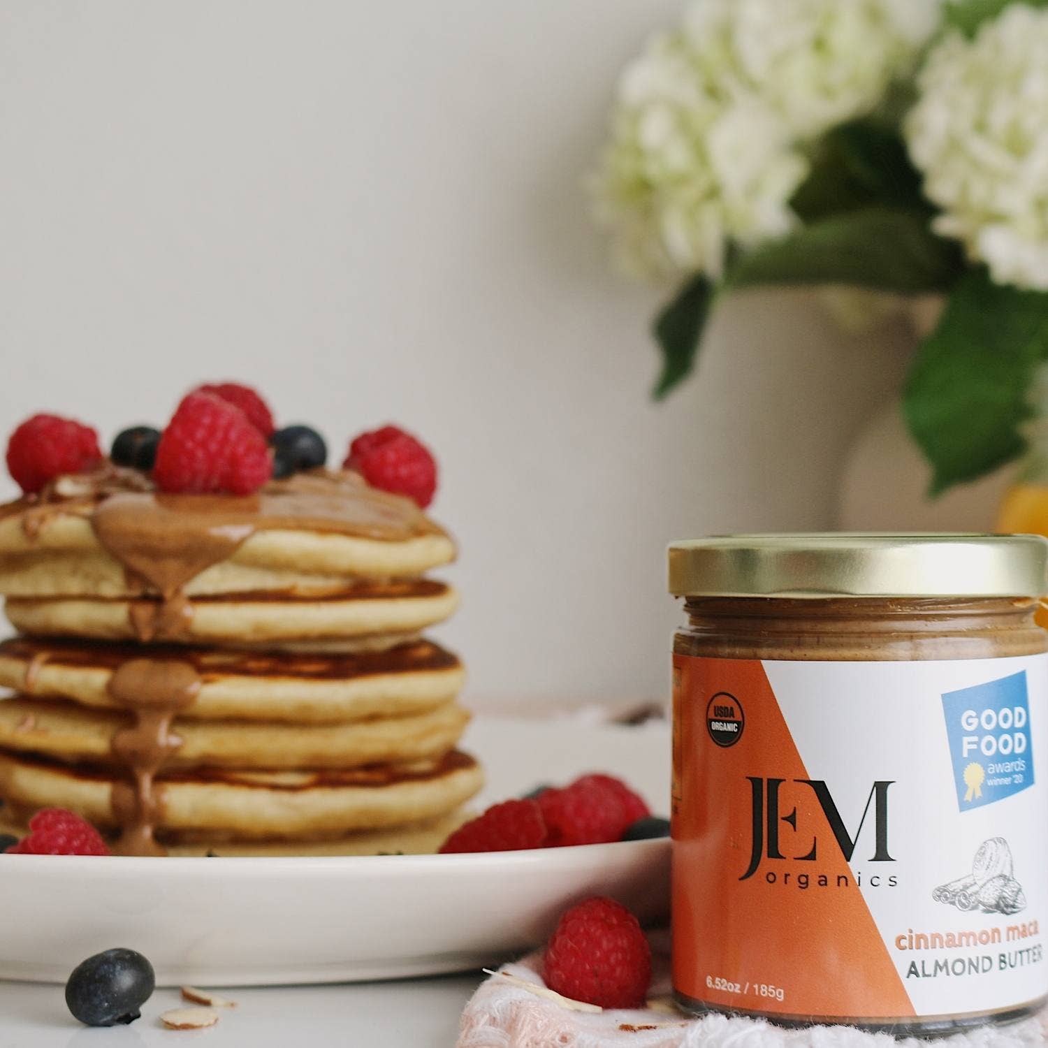 JEM Organics - Vendita all'ingrosso Burro di frutta secca - NUOVO! 10oz Burro di mandorle di Maca alla cannella germogliato JEM Organics5