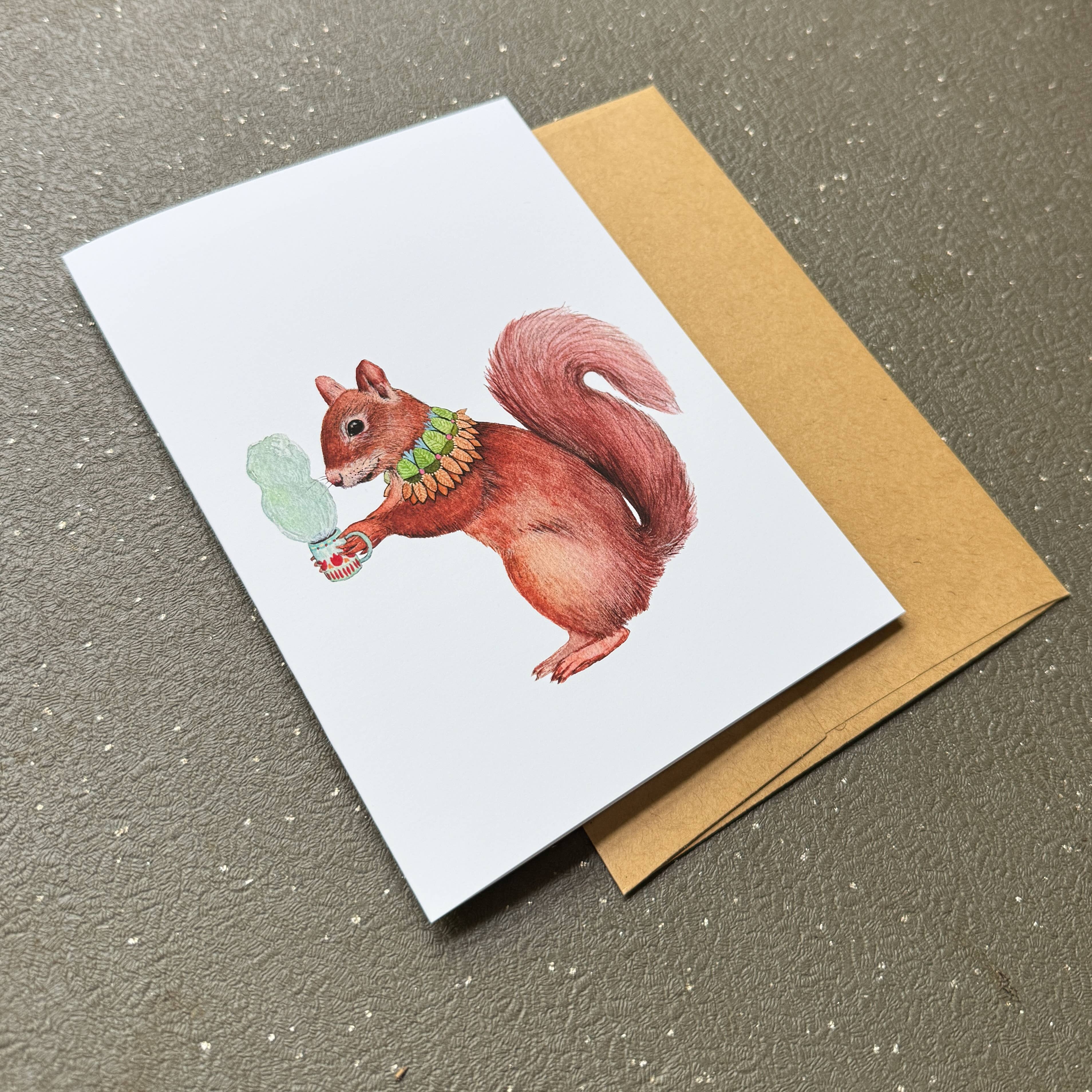 Polanshek of the Hills - Vente Carte de vœux classique - Carte - Créatures et Tasses - Samuel l'Écureuil1
