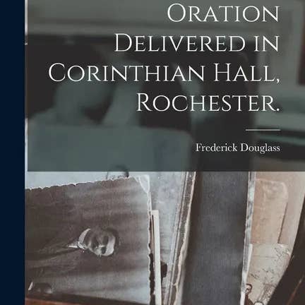 Books by splitShops - Wholesale Religion - Oration Delivered in Corinthian Hall, Rochester. - Paperback