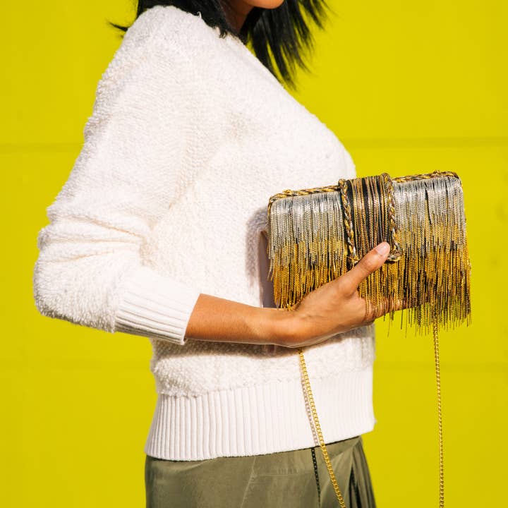 Simitri - Wholesale Clutch Bag - Women's - Ombré Chunky
