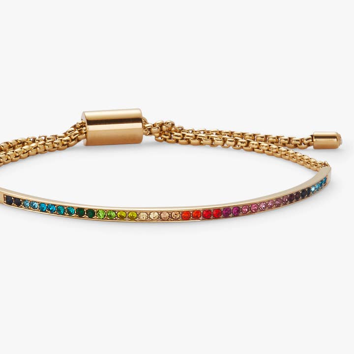 Rainbow Ombre Pave Bolo for wholesale by Alex and Ani