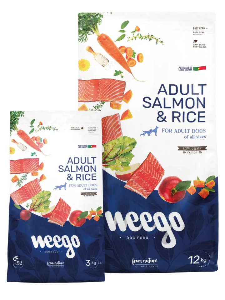 Weego Dog Food Adult Salmon & Rice Low Grain for wholesale by Weego