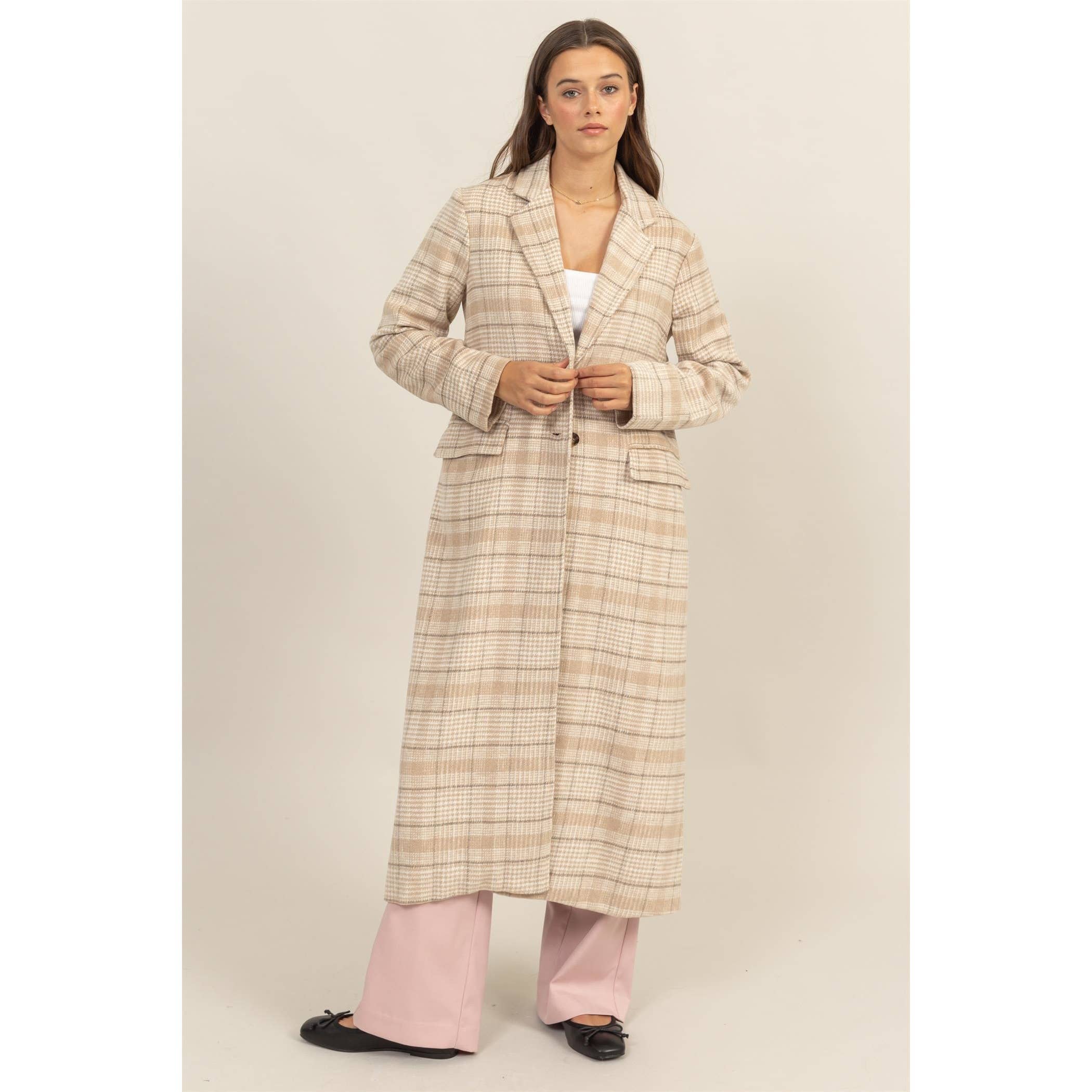 HYFVE - Wholesale Coat - Women's - Plaid Long Coat18