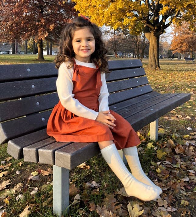 Honey Bee Babies Co - Vente Robe – enfant - Robe Pinafore en lin - Tailles pour bébé, tout-petit et fille1