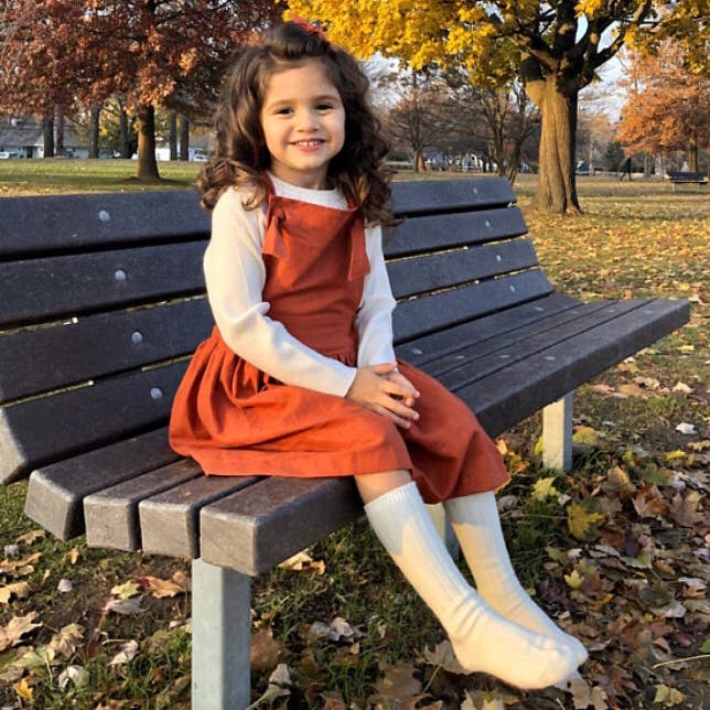 Honey Bee Babies Co - Vente Robe – enfant - Robe Pinafore en lin - Tailles pour bébé, tout-petit et fille1