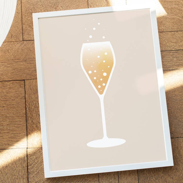 Imprimé Prosecco pour la vente par Peach and Home