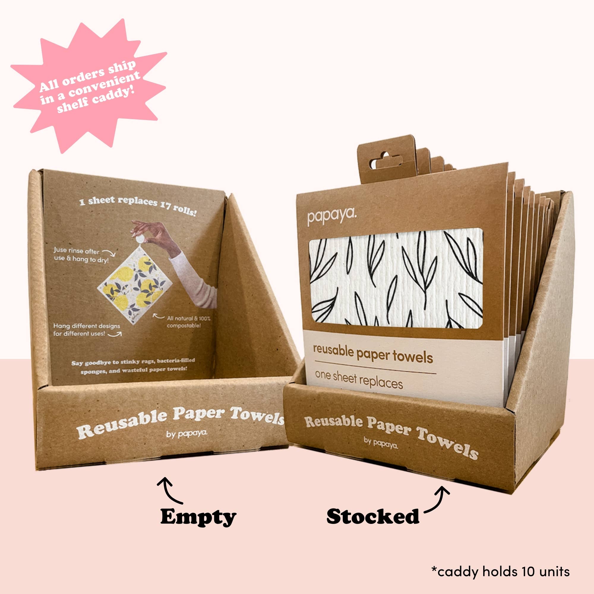 Papaya Reusables - Vente Essuie-tout - Pack mixte le plus vendu9