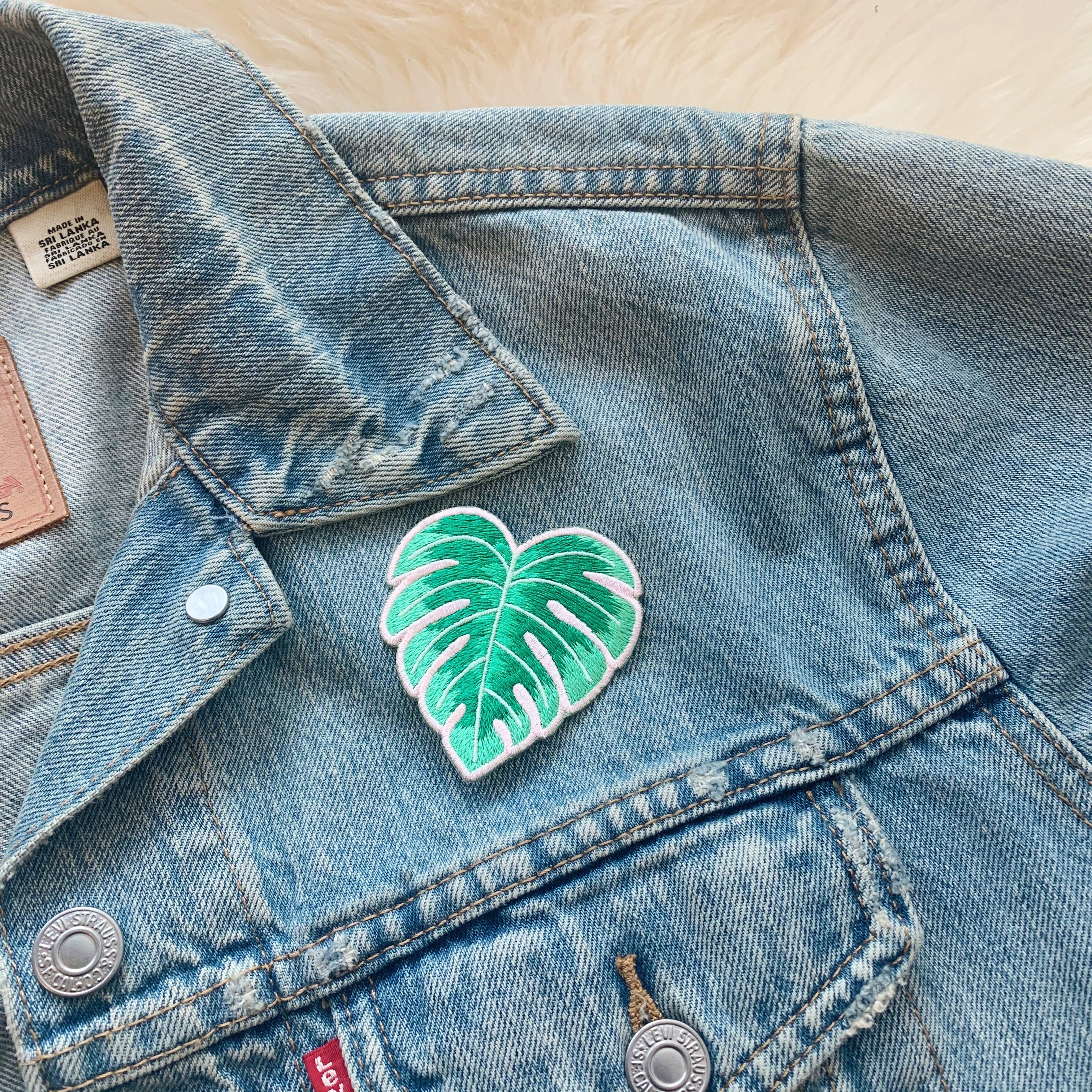 Wildflower + Co. - Wholesale Patch - Waves Collection - Monstera Leaf Patch2