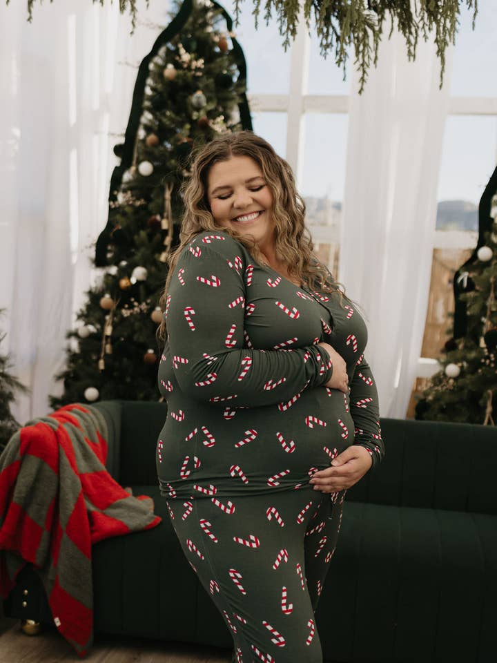 Forever French Baby - Wholesale Sleepwear Set - Women's - Women's Bamboo Pajamas | Candy Cane Lane0