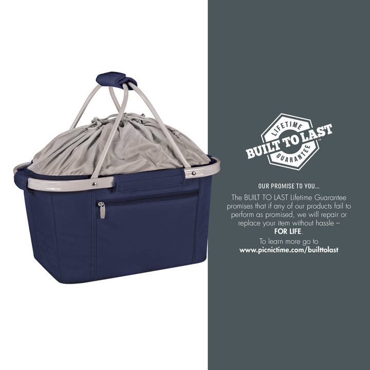 Picnic Time Family of Brands - Wholesale Cooler/Cooler Bag - Metro Basket Insulated Collapsible Cooler Tote7