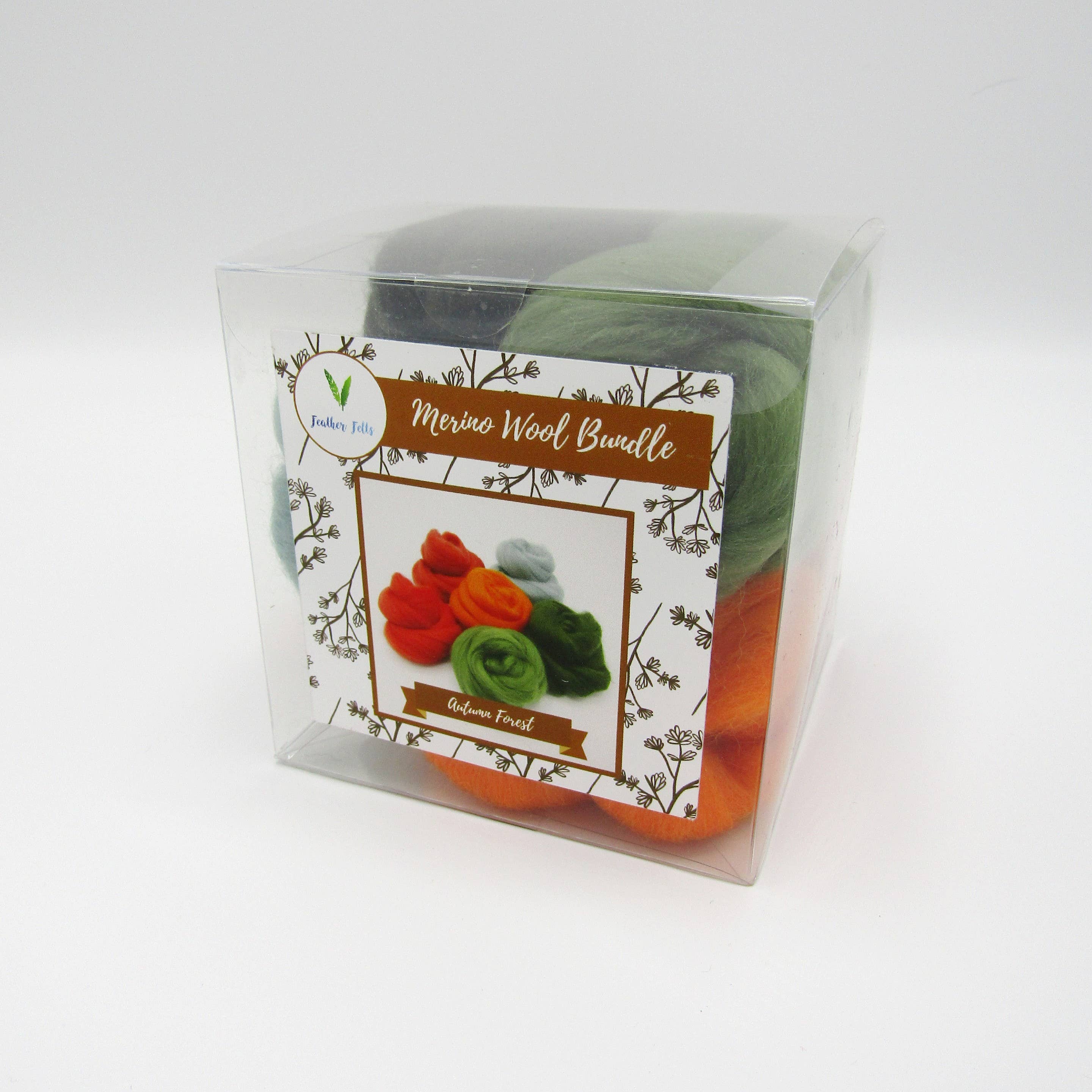 Feather Felts – wholesale Craft supplies – Autumn Forest - Wool Bundle4