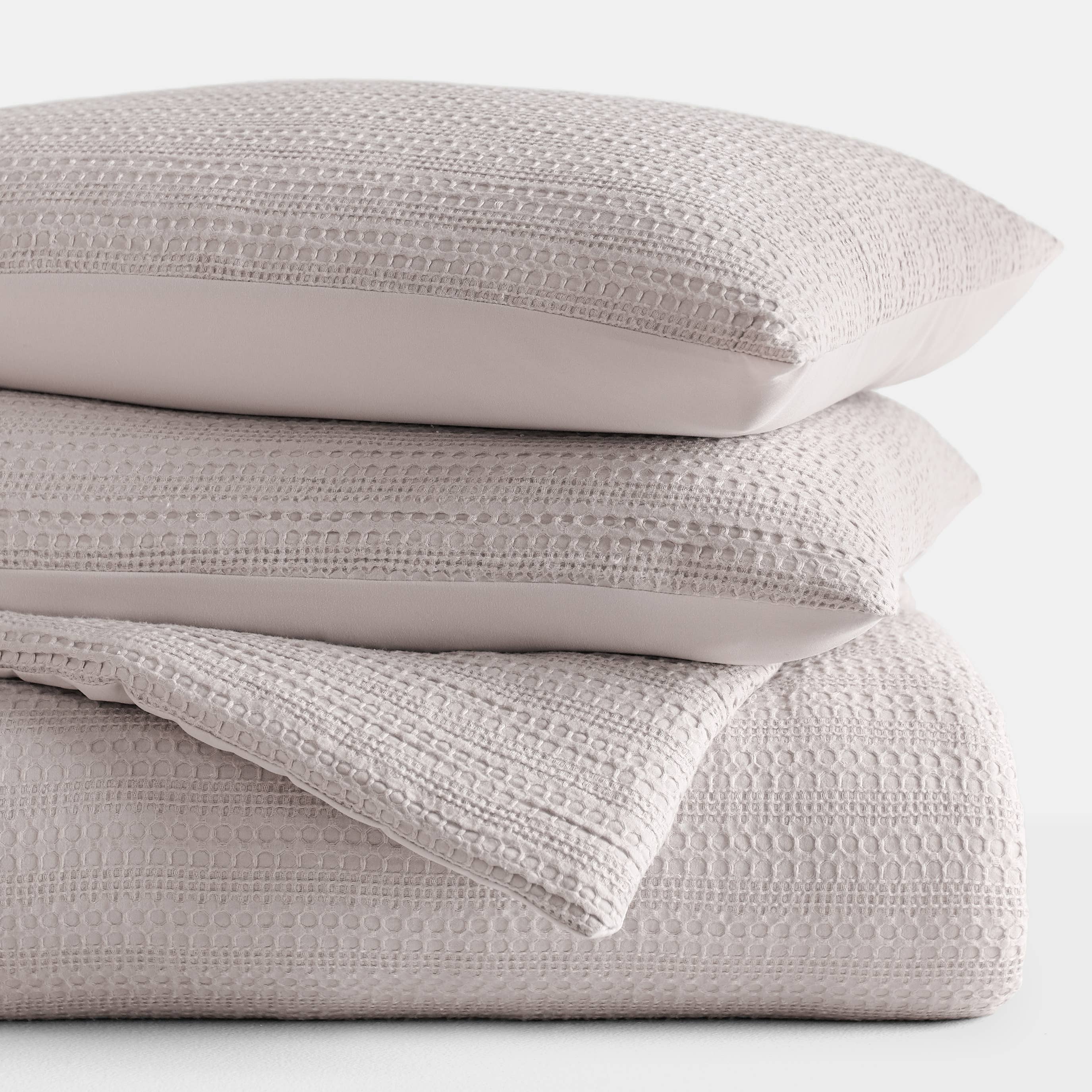 ienjoy Home - Wholesale Bedding Set - Waffle Textured 3 Piece Down Alternative Comforter Set20