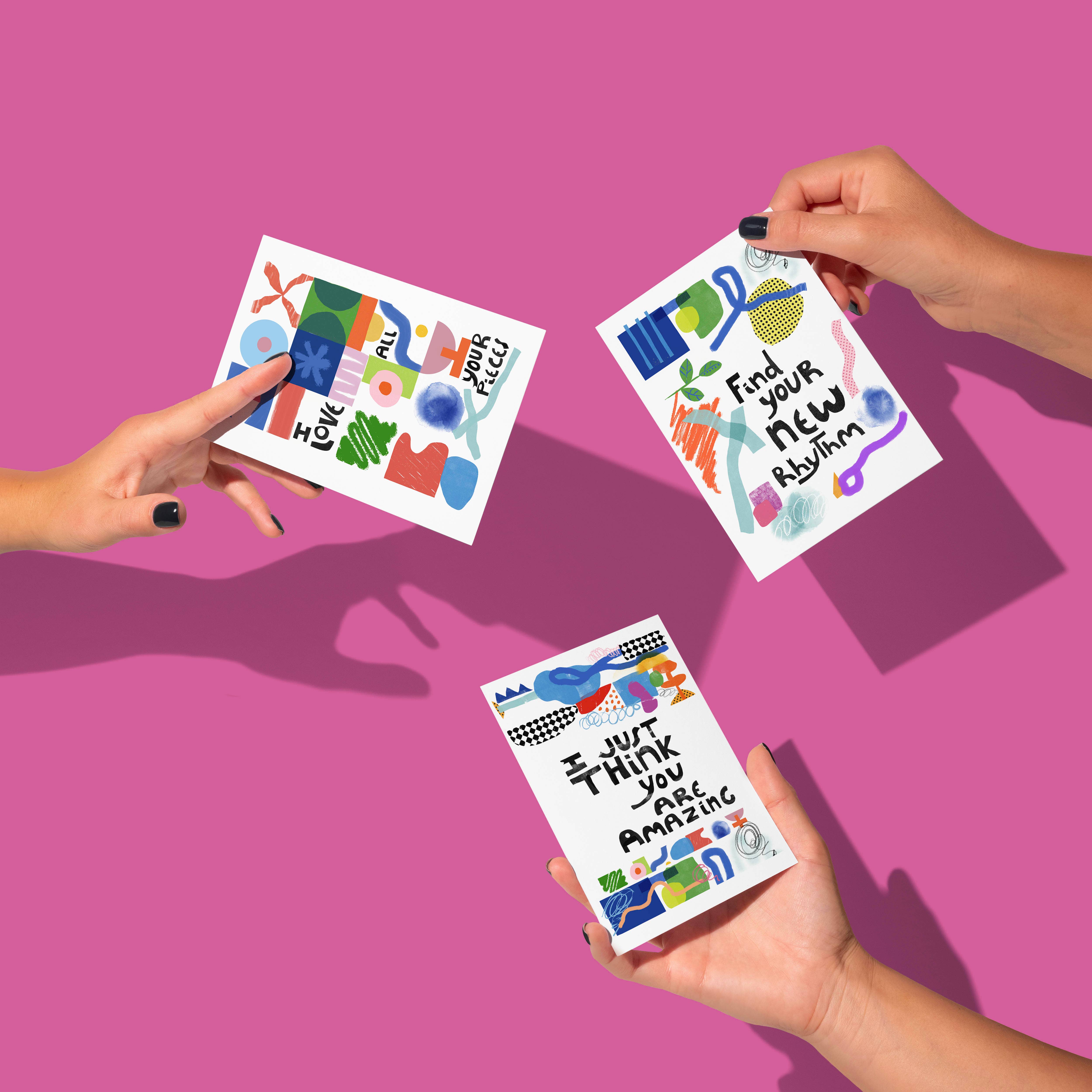 Violet Red Studio - Wholesale Everyday Greeting Card - Find Your Rhythm Greeting Card2