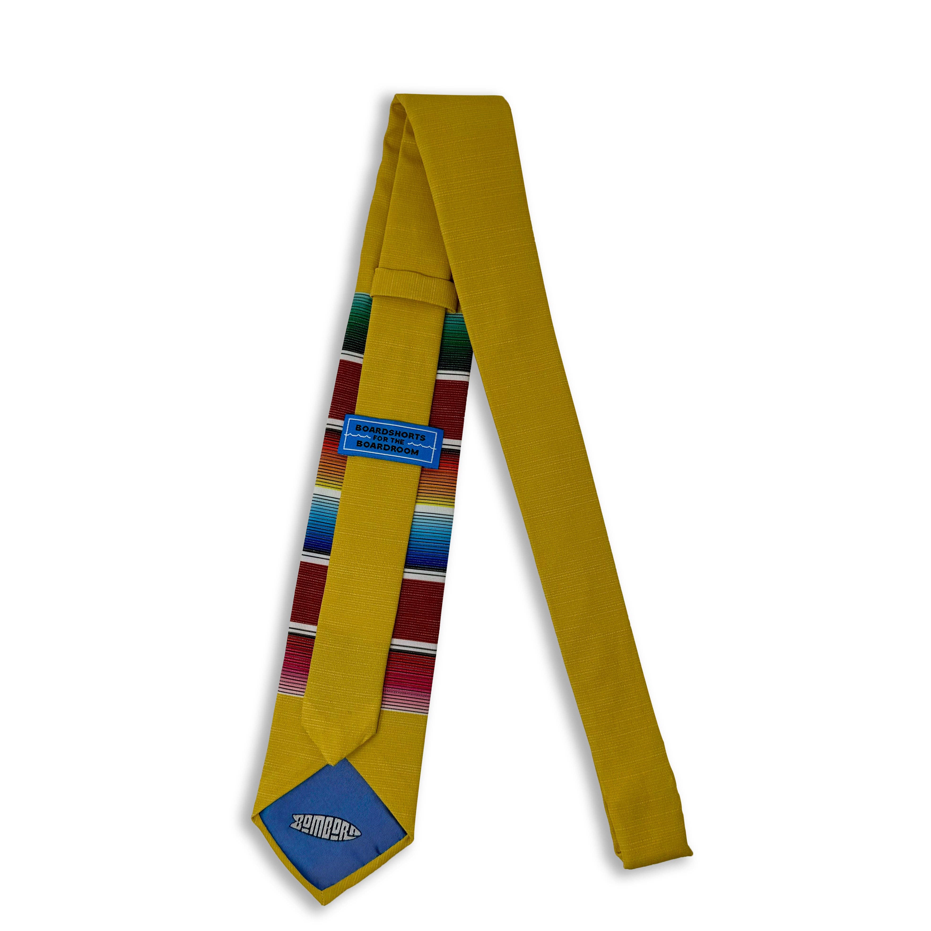 Bombora Ties - Wholesale Necktie - Men's - Mexican Blanket (yellow)5