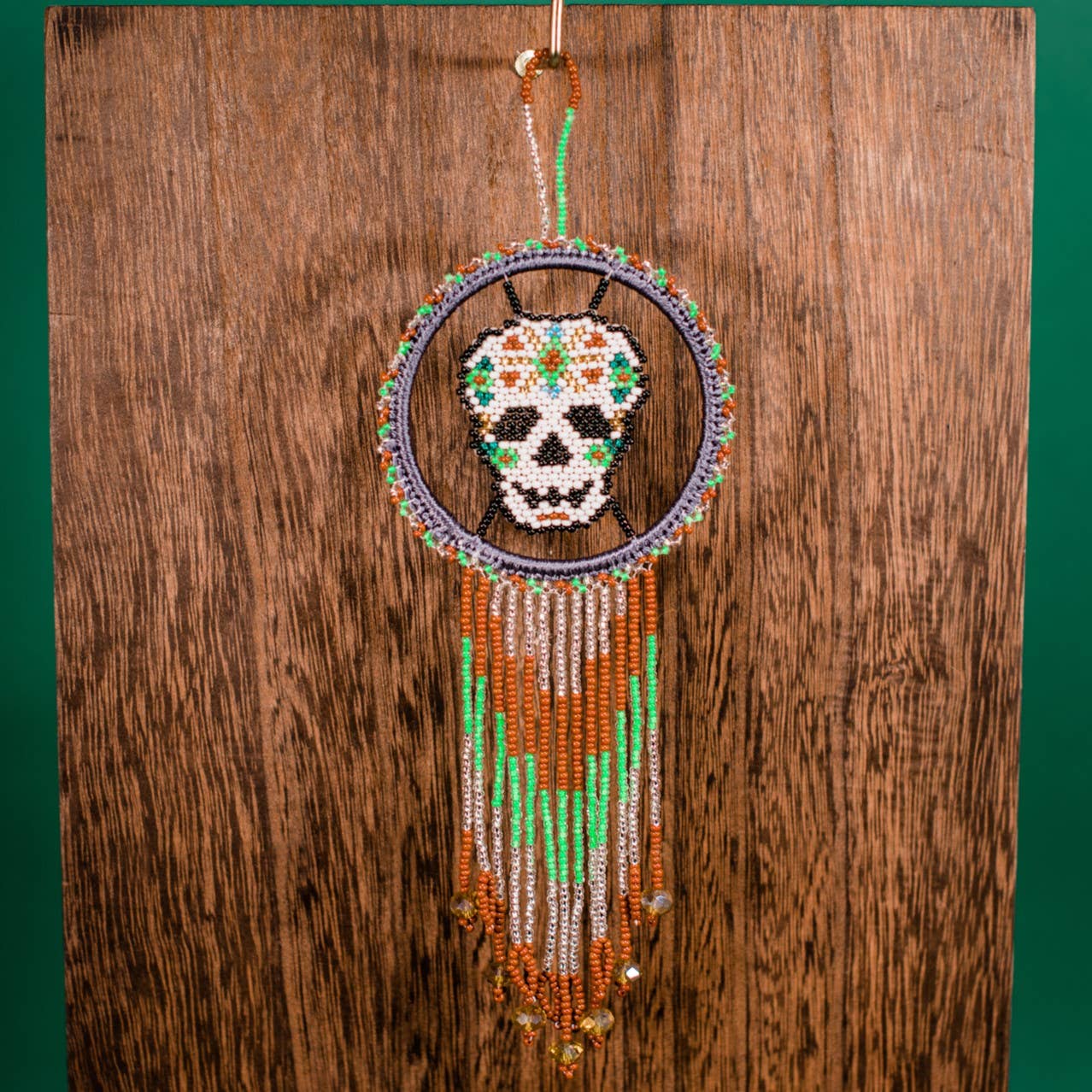 Lucia's Imports - Wholesale Dream Catcher - Sugar Skull Skeleton Dream Catcher (Closeout)2