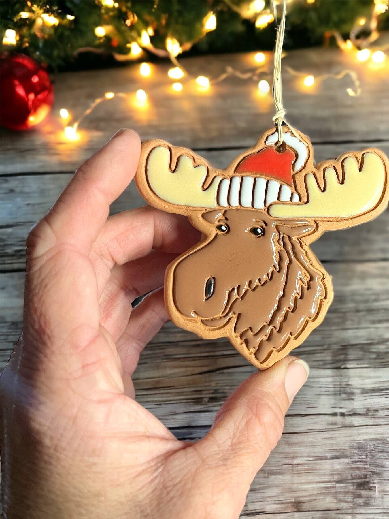 Little Clay Hen - Wholesale Ornament - Moose Artisanally Crafted Ornament 1