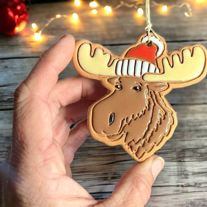 Little Clay Hen - Wholesale Ornament - Moose Artisanally Crafted Ornament 1