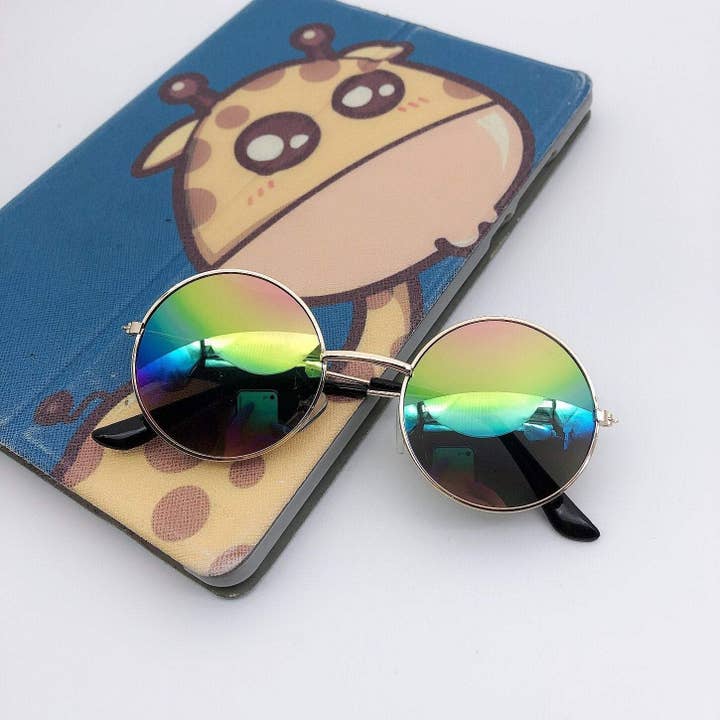 KiddieKickz - Vente Lunettes de soleil – enfant - Lunettes de soleil à monture ronde pour enfants et lunettes de soleil colorées6