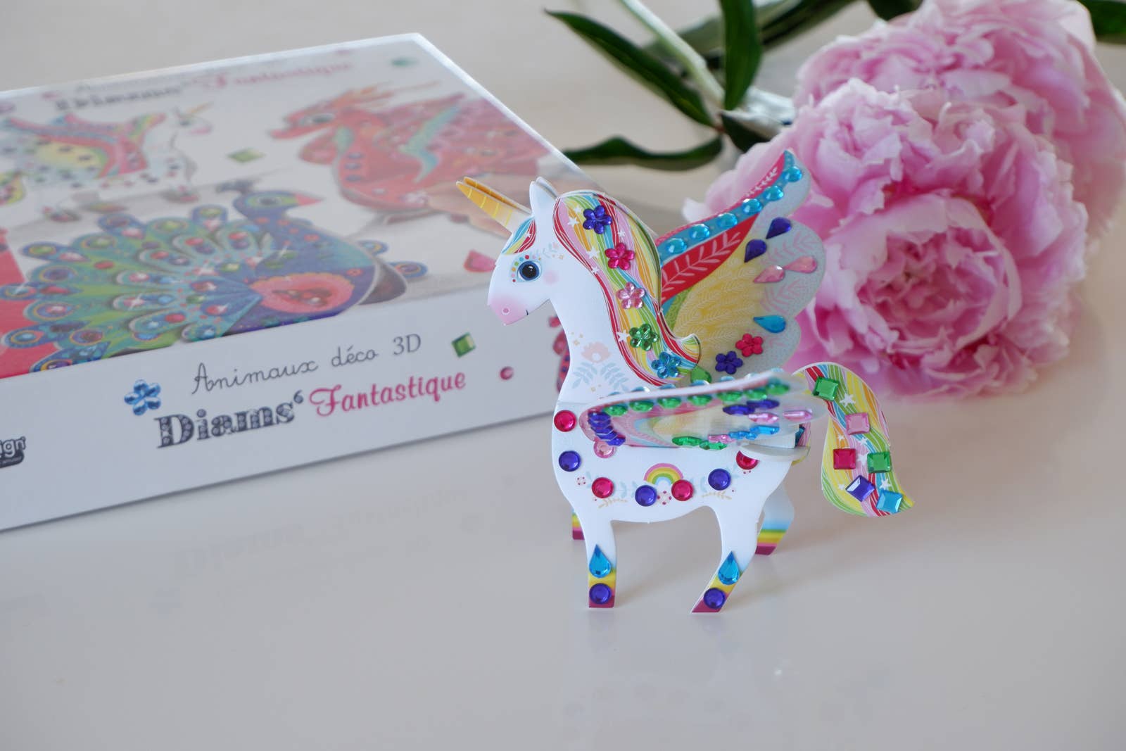 Créa Lign' - Vendita all'ingrosso Kit per lavoretti fai da te - Bambini - Animali decorativi 3D con diamanti colorati « Fantastic diams »5