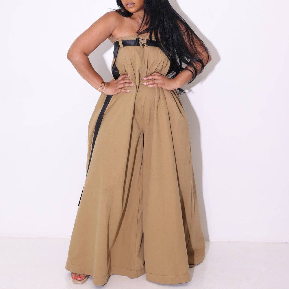 MB Fashion Wholesale - Wholesale Jumpsuit - Women's - MB FASHION SEXY WAISTBAND TUBE TOP JUMPSUIT 0573LY15