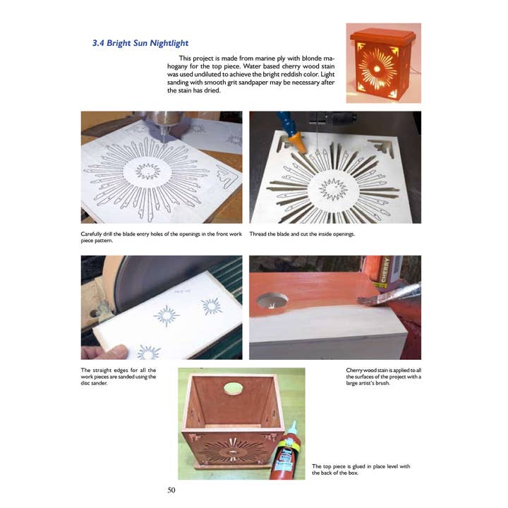 Schiffer Publishing - Vente Crafts, Hobbies & DIY - Projets de scie à défilement éclairée2