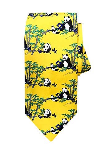 Mandala Crafts - Wholesale Necktie - Men's - Chinese Dragon Panda Novelty Tie Exotic Necktie Gift for Men1