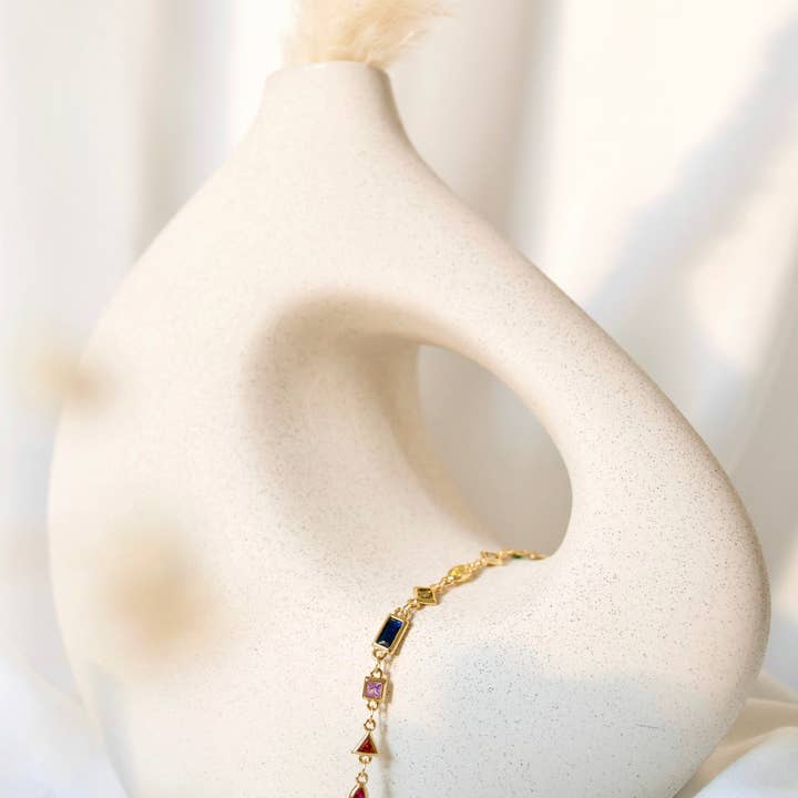 Rossie Jewellery - Wholesale Pendant/charm necklace - Gold Filled Dainty Necklace, Crystal Charm Necklace5