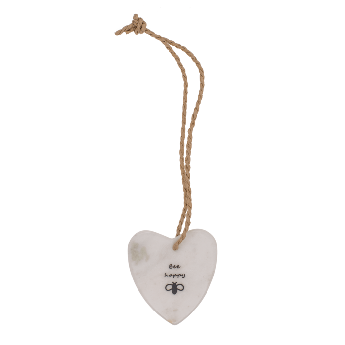Out of the blue KG – Großhandel Verzierungs-Set – Marble Hearts „Happy Hearts“ zum Aufhängen, ca. 6,5 x 7 cm, 5 verschiedene, 25 Stück in Holzkiste1