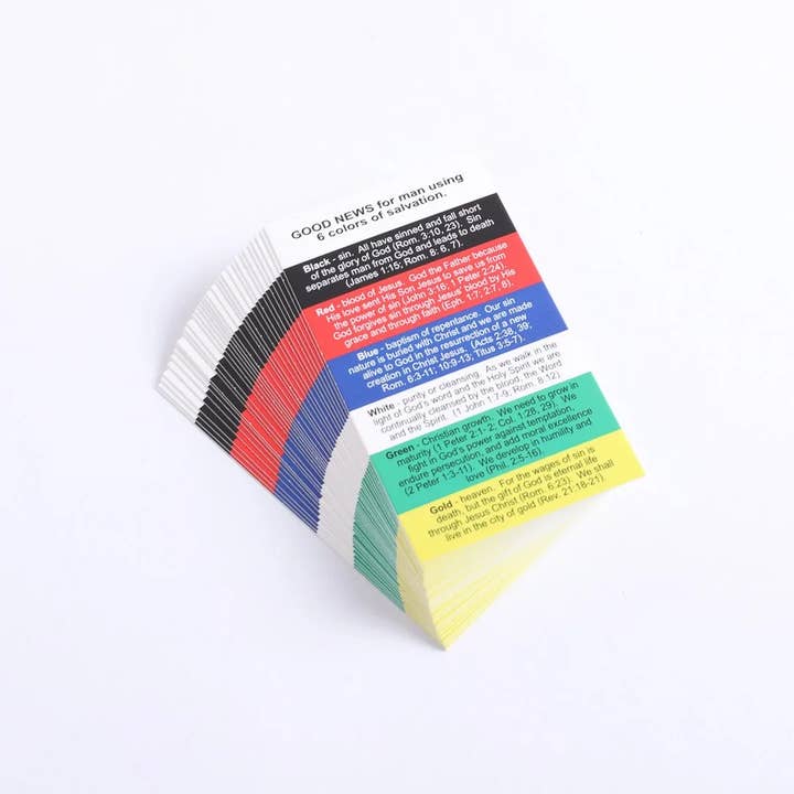 Swanson Christian Products - Wholesale Religious Card - Plan of Salvation Cards - 100 Pack - 2x3.5in