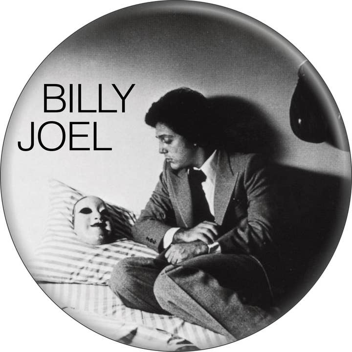 Pin-on Button - 1.5 Inch - Joel, Billy - "The Stranger" for wholesale by Square Deal Recordings & Supplies