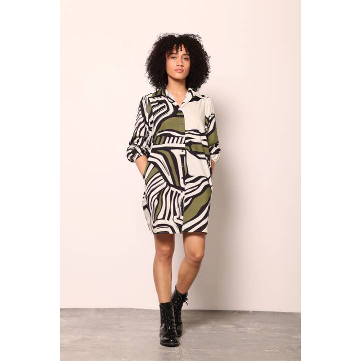 ZEBRA AVA DRESS for wholesale by Maude-Vivante