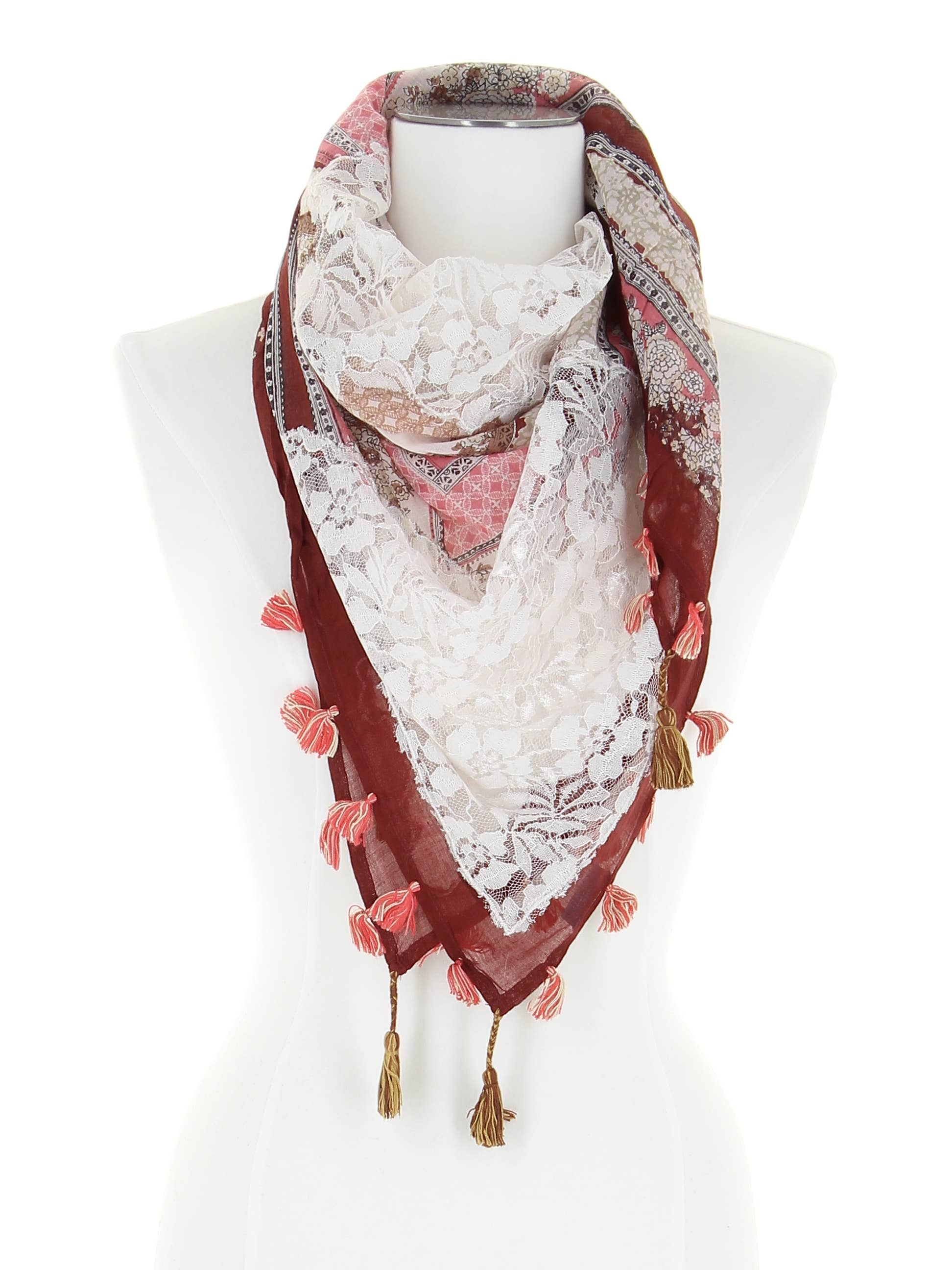 DIWALI PARIS - Wholesale Scarf - Women's - CATALAN SQUARE 1