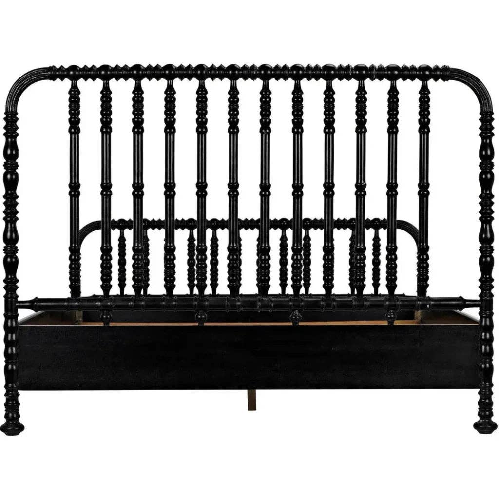 LOOMLAN - Wholesale Bed - Bachelor Black Wooden Bed Frame2